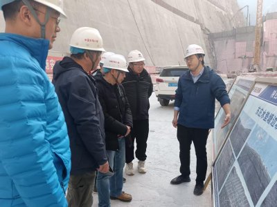 上海电建-电力建筑工程有限公司莅临公司与参建项目考察指导